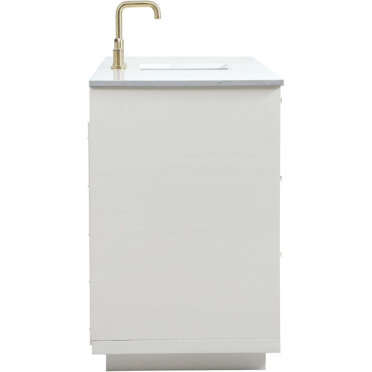 Blake 60 X 22 X 34 inch White Vanity Sink Set