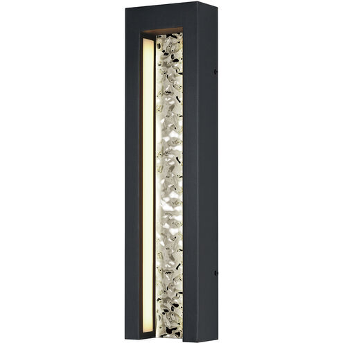 Liquid LED 18 inch Black Outdoor Wall Mount