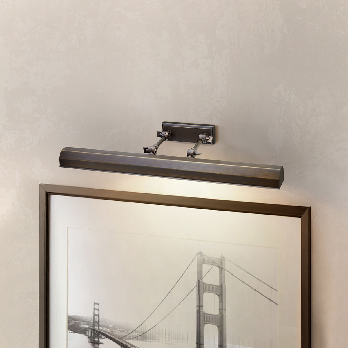 Chawton 80 watt 26 inch Dark Bronze Picture Light Wall Light