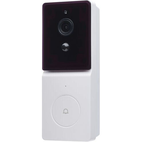 Brentwood Black and White Outdoor Security Light
