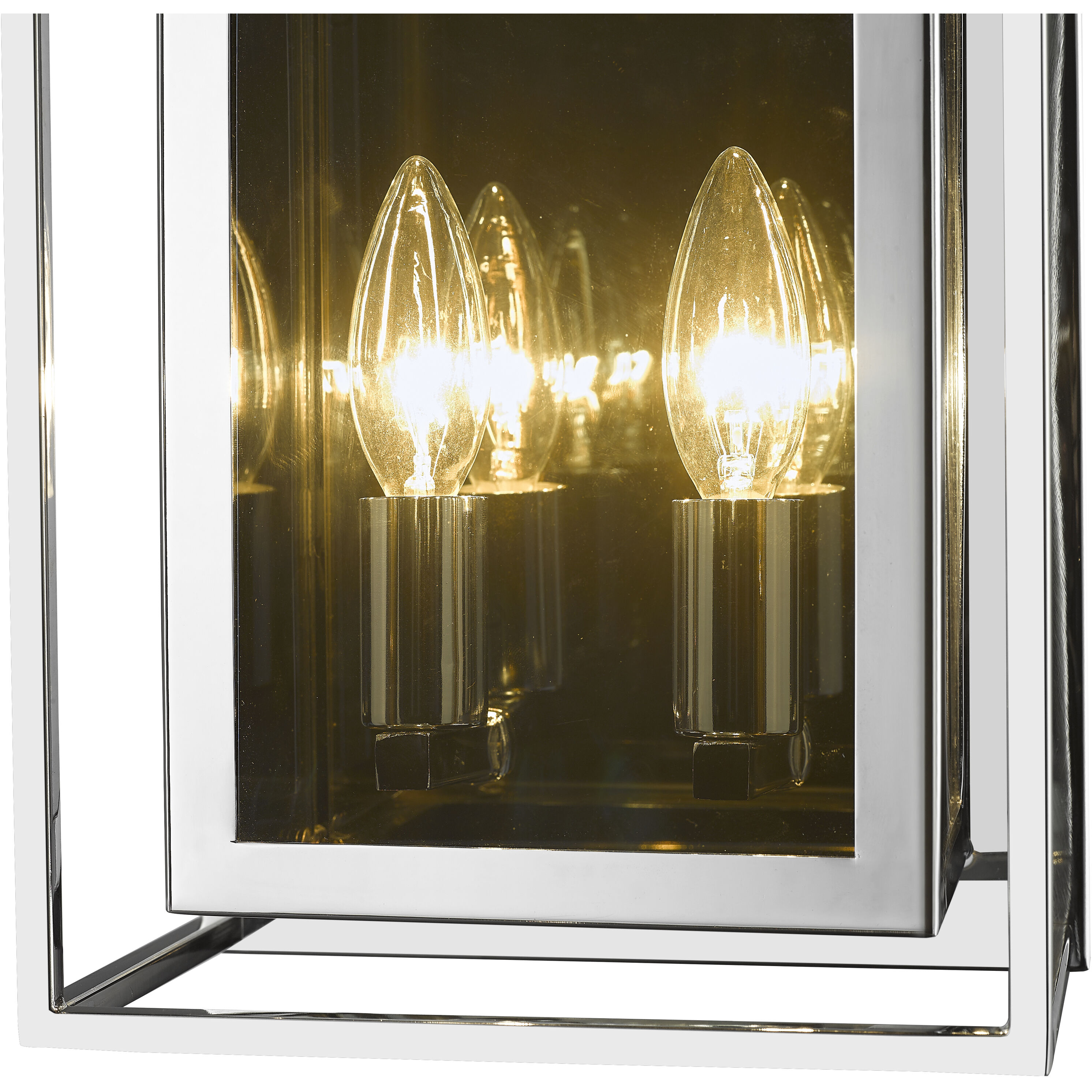 Infinity 2 Light 8.25 inch Chrome Wall Sconce Wall Light