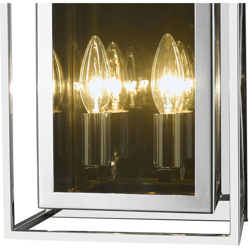 Infinity 2 Light 8.25 inch Chrome Wall Sconce Wall Light