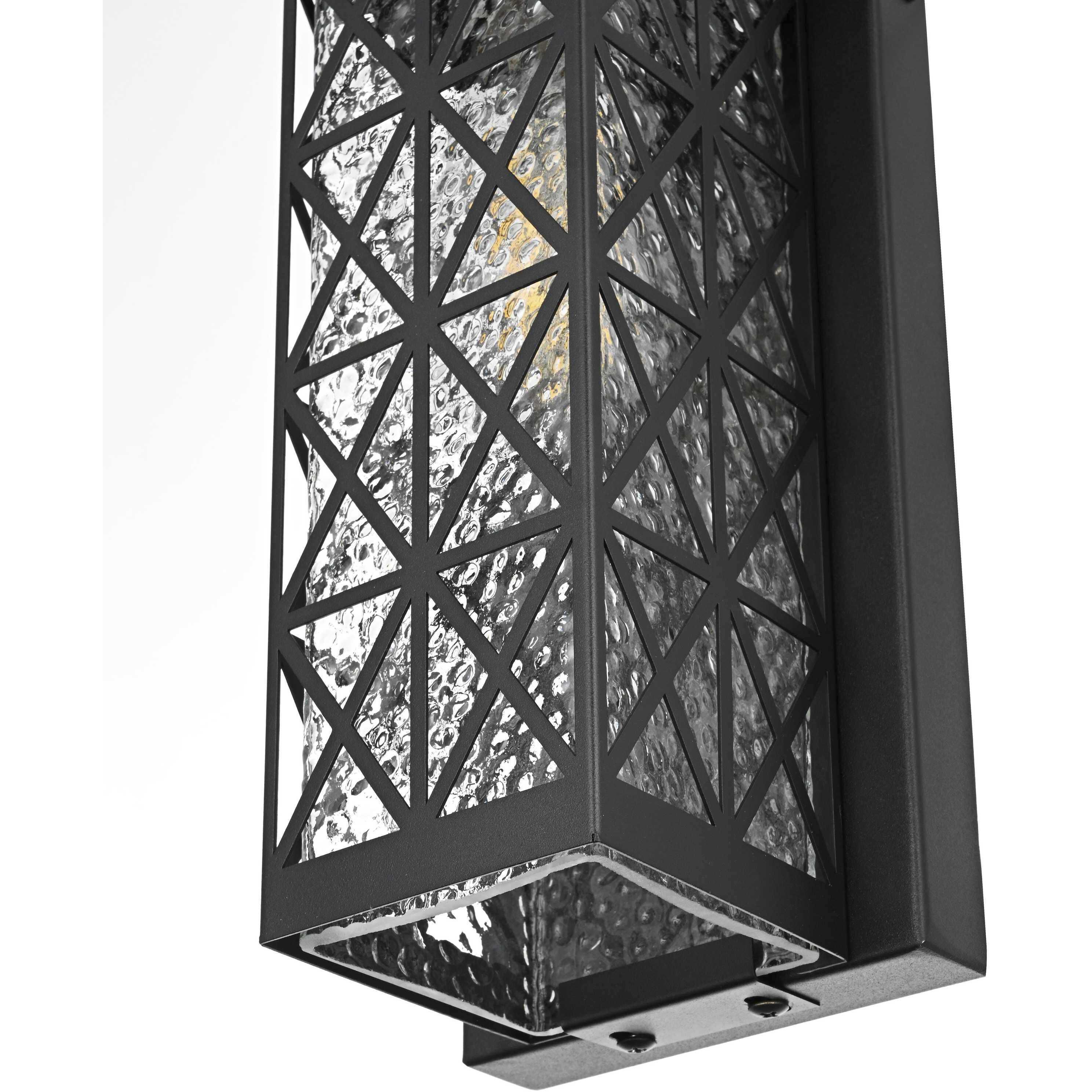 Wildey 1 Light 13 inch Black Outdoor Wall Sconce