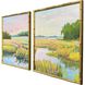 Paragon Blue and Pink and Turquoise and Yellow Framed Art