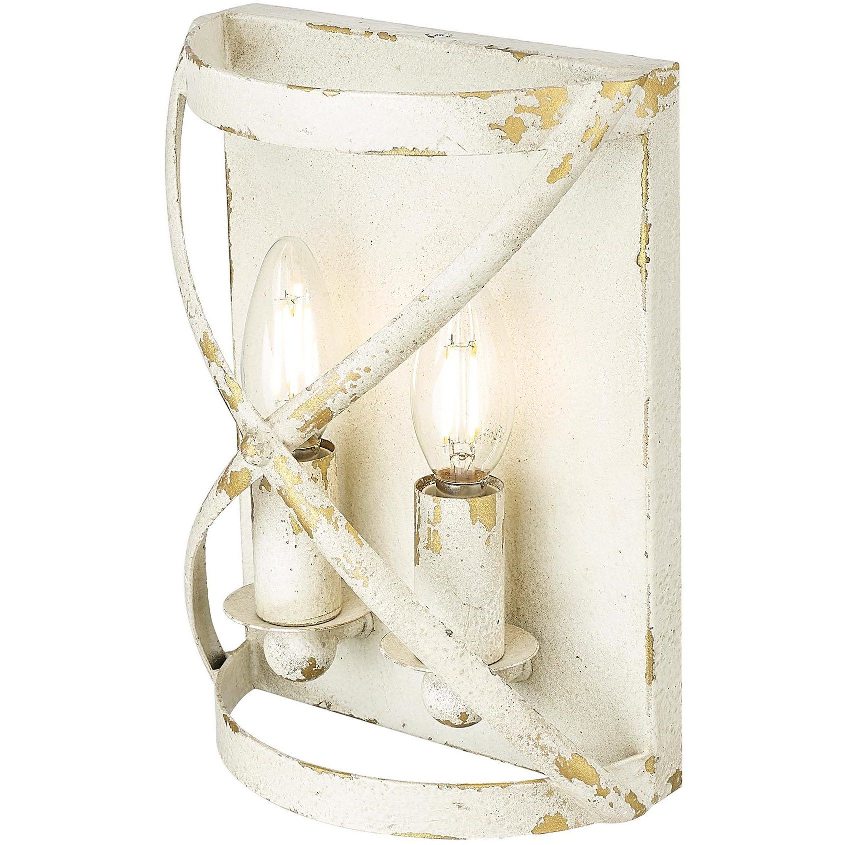 Alcott 2 Light 7.13 inch Antique Ivory Wall Sconce Wall Light