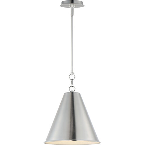 Veritas 1 Light 12 inch Satin Nickel Single Pendant Ceiling Light