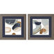 Abstract Blue and Orange and Gray Framed Art, Propac