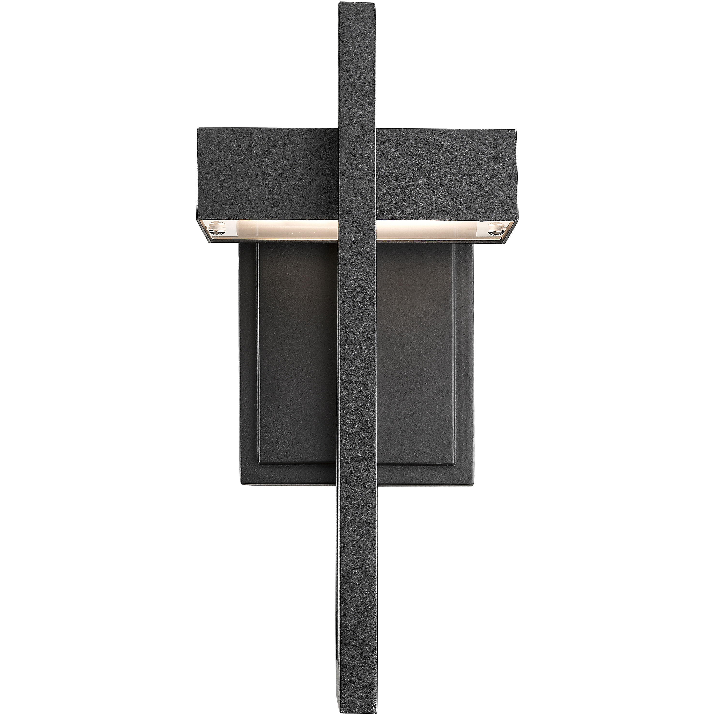 Luttrel LED 11.75 inch Black Outdoor Wall Light