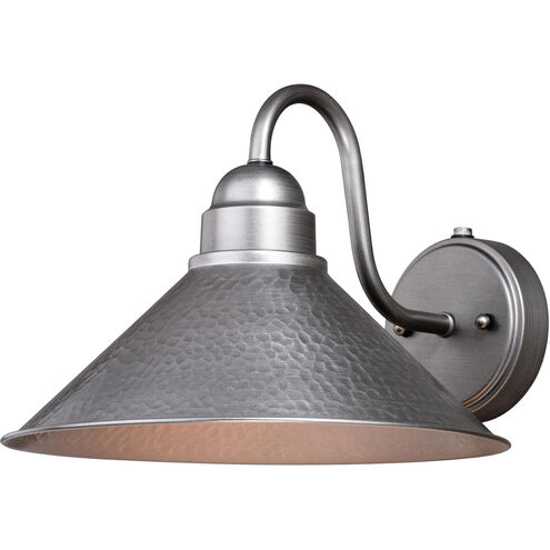 Outland LED 9 inch Brushed Pewter Outdoor Wall