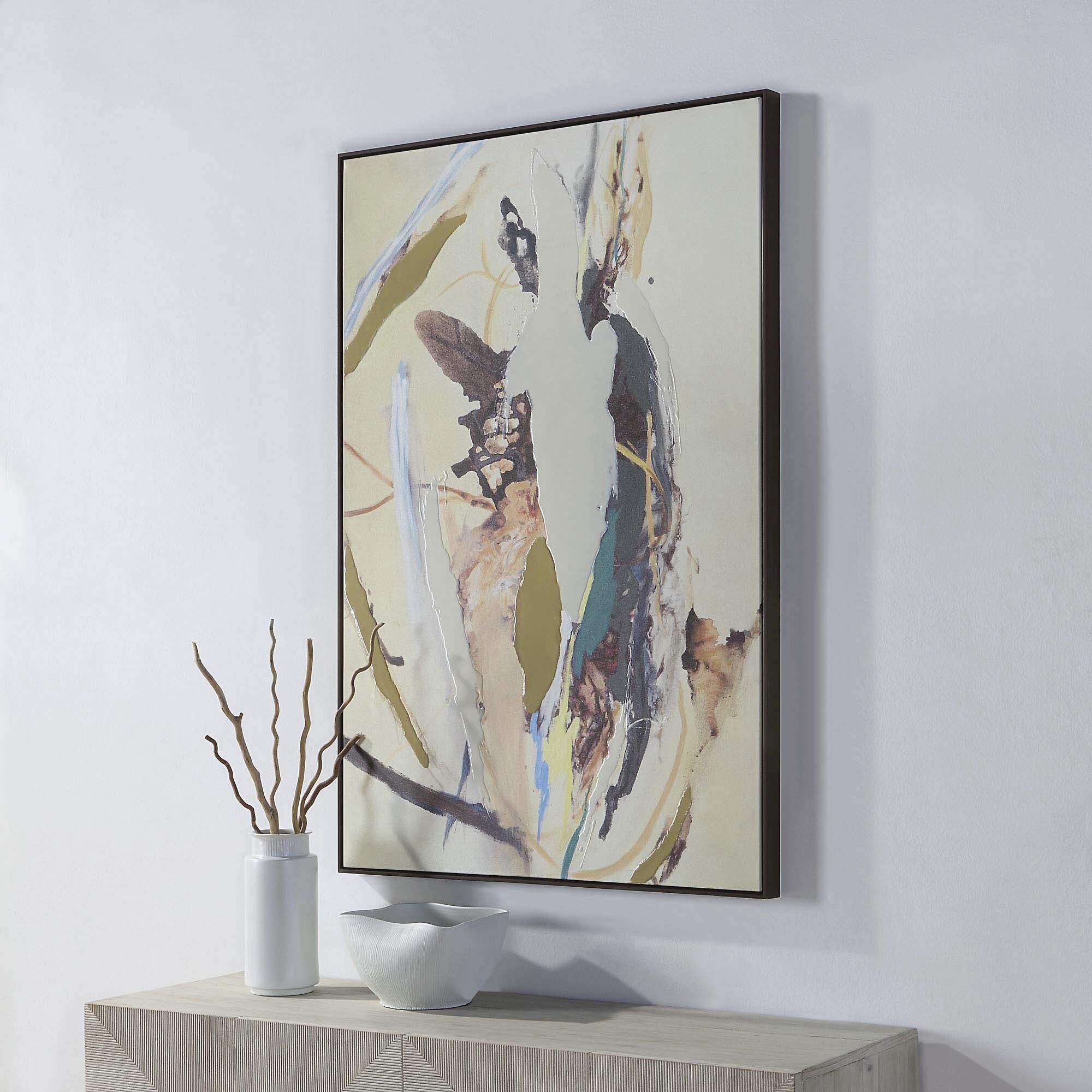 Chara Heavy Texture and Spot Gloss Canvas Art