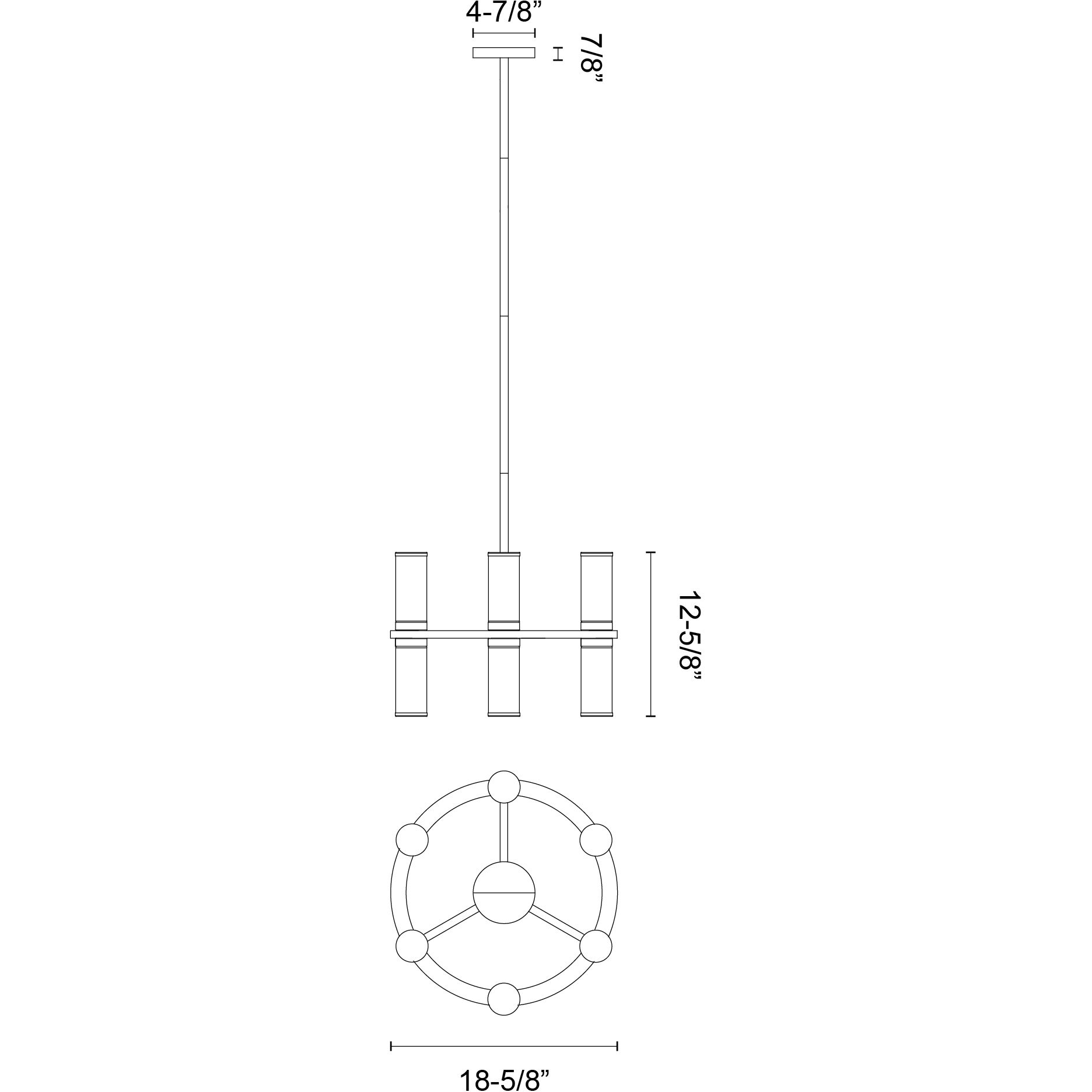 Revolve 12 Light 18.63 inch Natural Brass Chandelier Ceiling Light