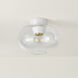 Ariella 1 Light 12 inch Aged Brass Flush Mount Ceiling Light