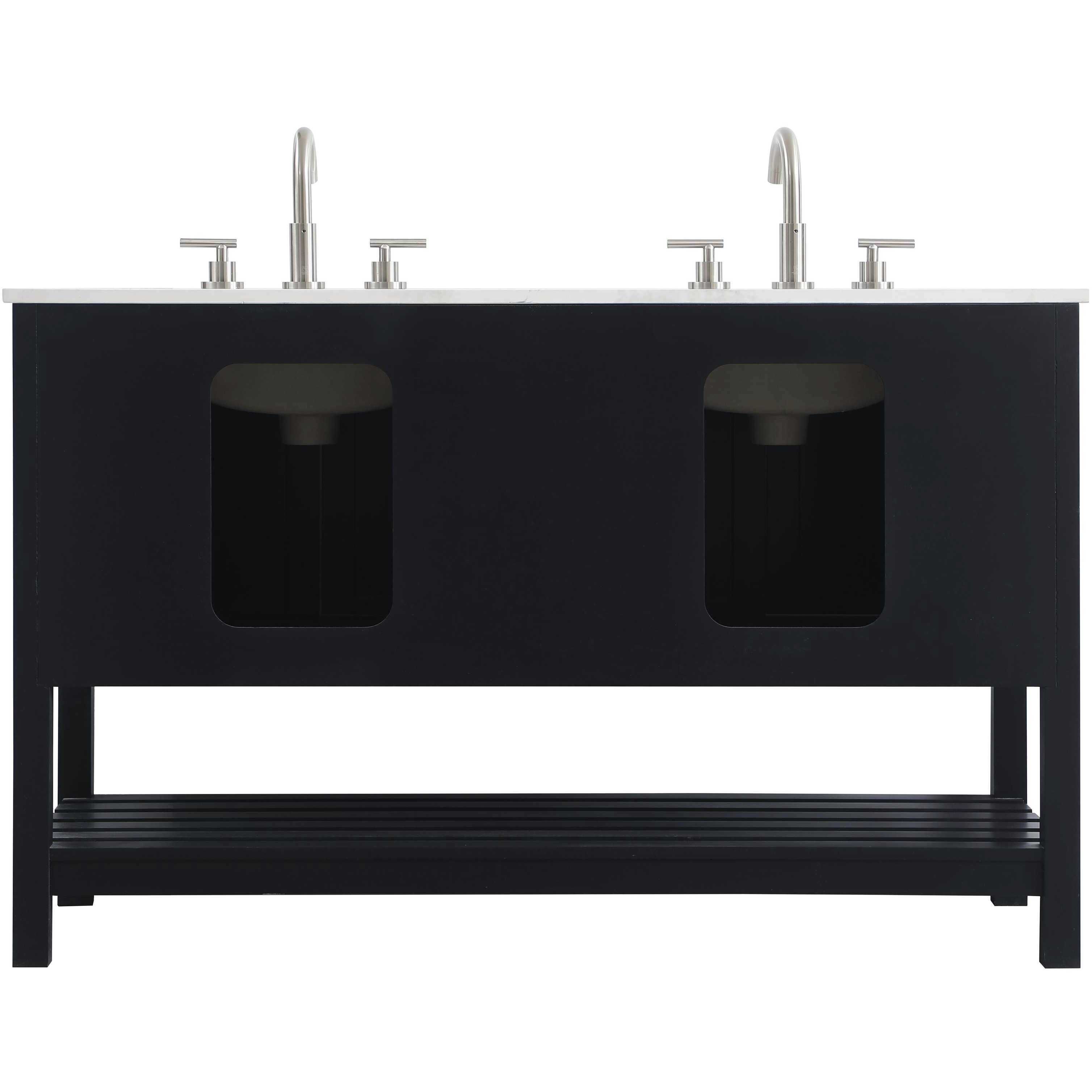 Theo 54 X 34 inch Black Bathroom Vanity Cabinet