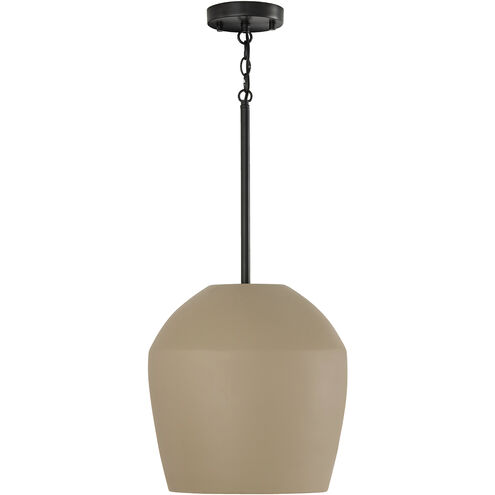 Della 1 Light 13 inch Terracotta Sand Pendant Ceiling Light