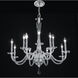 Signature Habsburg 12 Light 35 inch Polished Chrome Chandelier Ceiling Light, Schonbek Signature