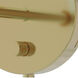 Clare 1 Light 7 inch Baby Blue with Modern Brass Wall Sconce Wall Light