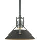 Henry 1 Light 9.2 inch Vintage Platinum and Natural Iron Mini Pendant Ceiling Light in Vintage Platinum/Natural Iron