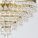 Calypso 8 Light 25 inch Vibrant Gold Chandelier Ceiling Light