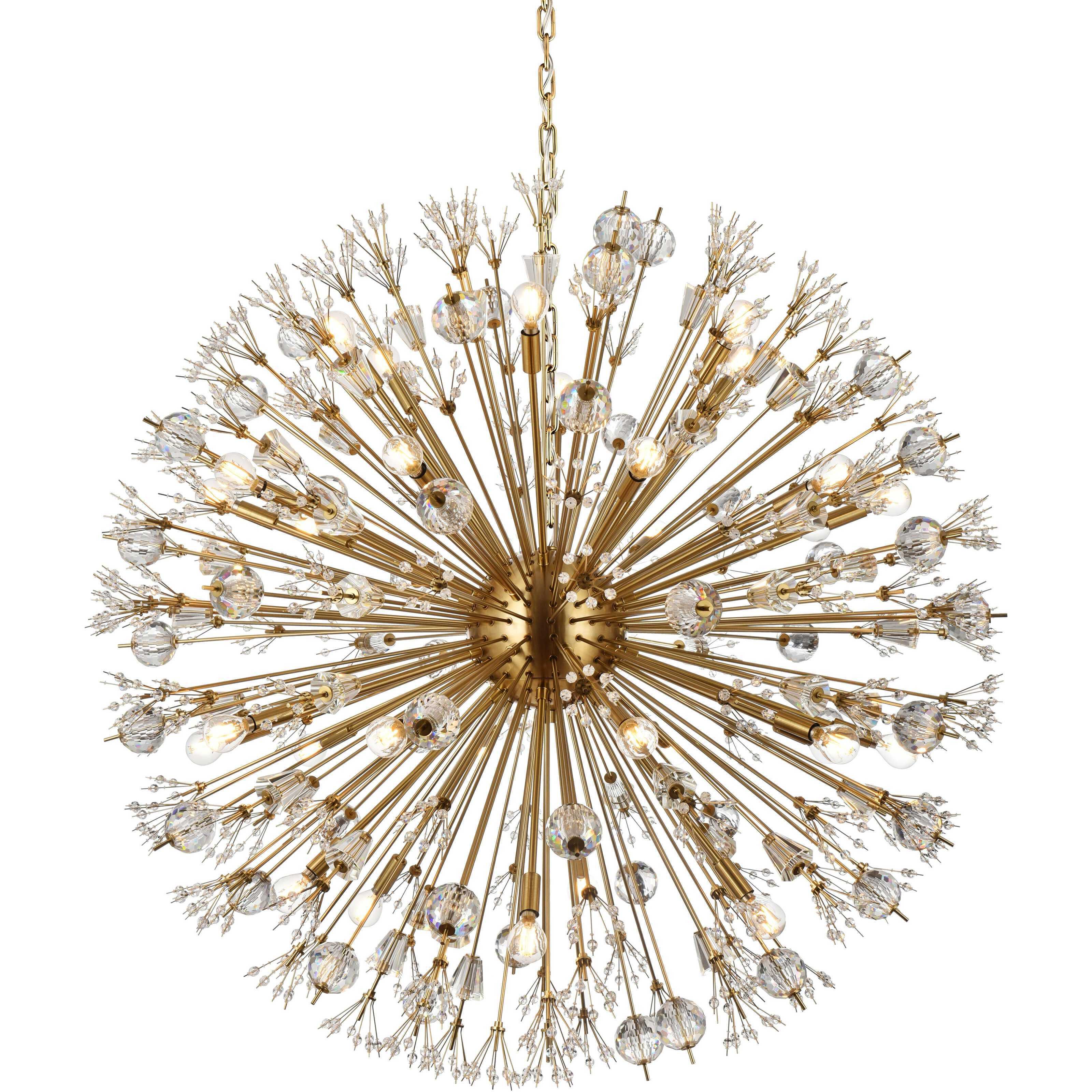 Vera 32 Light 44 inch Gold Pendant Ceiling Light