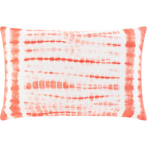 Suji 22 X 14 inch Burnt Orange/White Pillow Kit, Lumbar