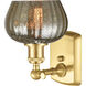 Ballston Fenton 1 Light 7 inch Satin Gold Sconce Wall Light in Mercury Glass, Ballston