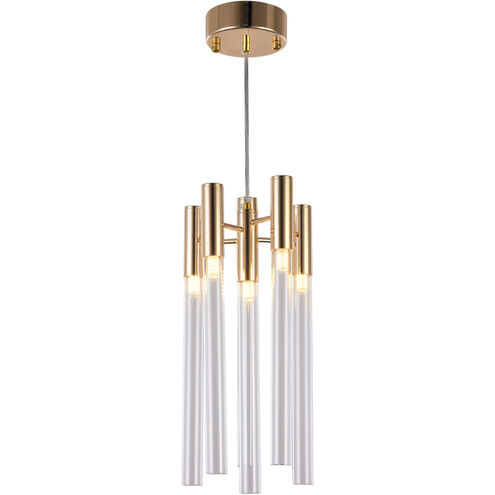 Canada LED 8 inch Gold Single Pendant Lighting Ceiling Light