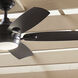 Tranquil 56 inch Satin Black with Black Blades Ceiling Fan
