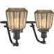 Franklin Restoration Chatham LED 18 inch Oil Rubbed Bronze Bath Vanity Light Wall Light in Mercury Glass, Franklin Restoration