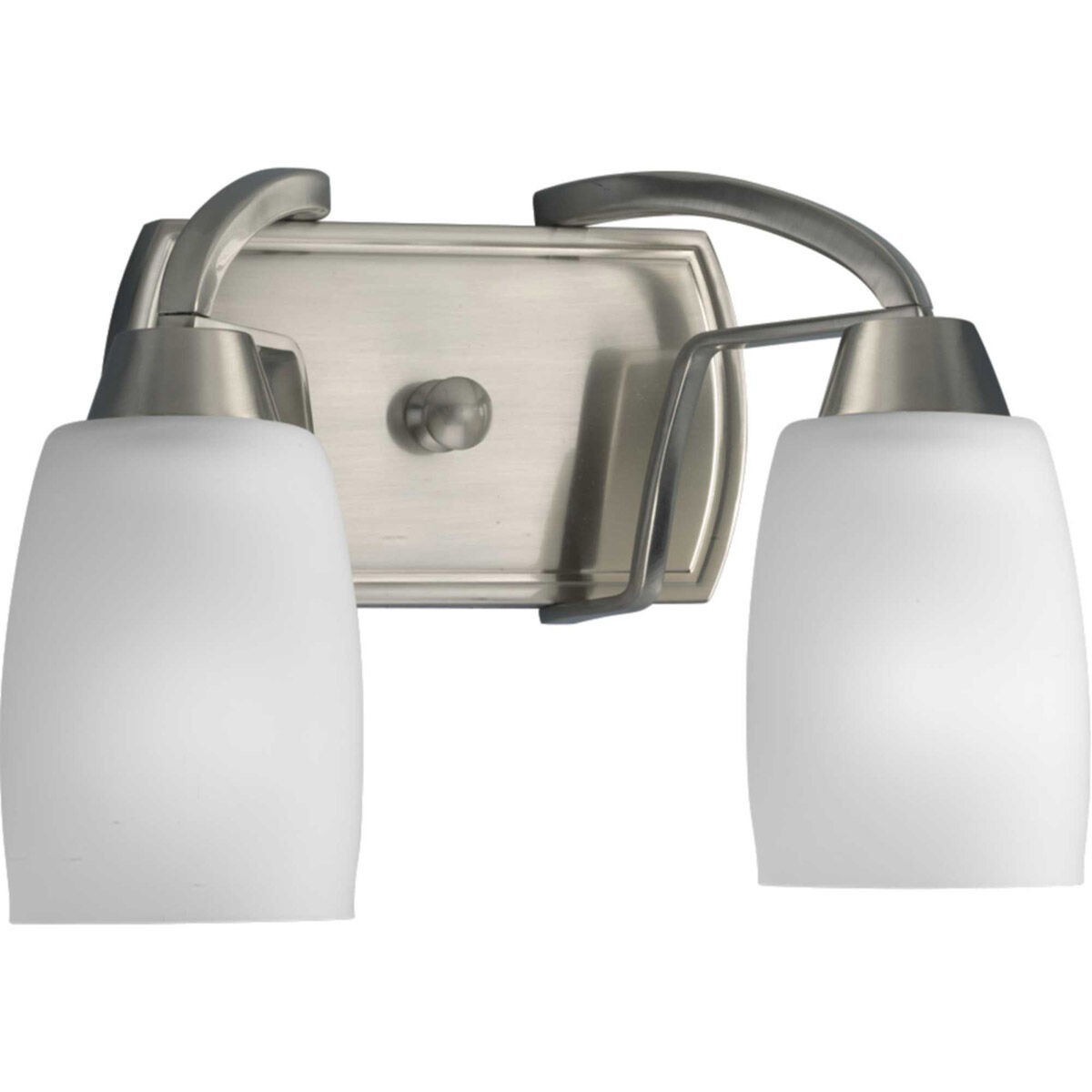 Anna 2 Light 13 inch Brushed Nickel Bath Vanity Wall Light