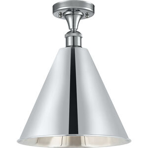 Ballston Cone LED 16 inch Polished Chrome Semi-Flush Mount Ceiling Light