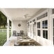 Burton 52 inch Fresh White with Light Oak Blades Outdoor Ceiling Fan