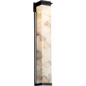 Alabaster Rocks Pacific LED 8 inch Matte Black Wall Sconce Wall Light