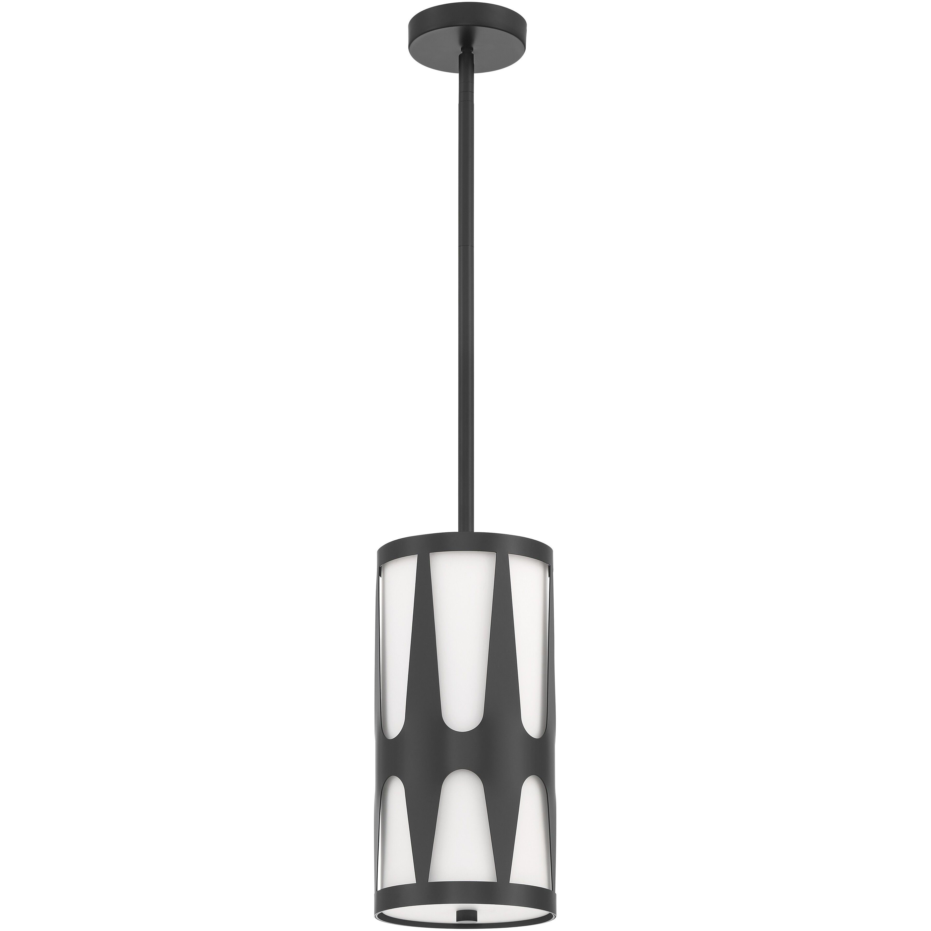 Royston 1 Light 7 inch Black Mini Pendant Ceiling Light