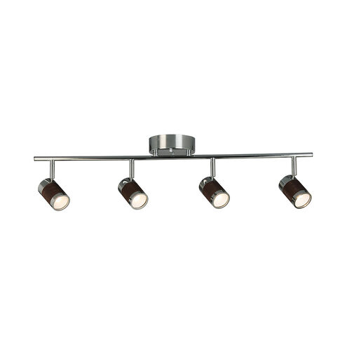 Brews 4 Light 120 Chrome Track Light Ceiling Light