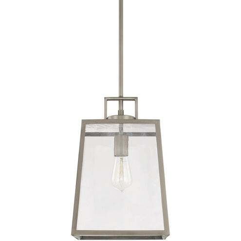 Capital Lighting Kenner 1 Light 10 inch Antique Nickel Pendant Ceiling Light 325511AN - Open Box