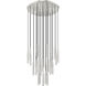 Forest LED 36 inch Brushed Nickel Chandelier Ceiling Light