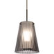 Dion 1 Light Bronze Cord Pendant Ceiling Light