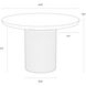 Riva 43 X 30 inch Brown Outdoor Dining Table