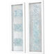 Rocky II Blue and White and Metallic Framed Art, The Studio