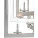 Middleton 8 Light 28 inch Contemporary Silver Leaf Chandelier Ceiling Light, Large