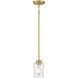 Clarvyn 1 Light 5 inch Vintage Brass Mini Pendant Ceiling Light