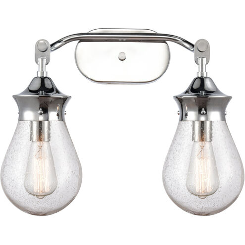 Genesis 2 Light 18.25 inch Polished Chrome Bath Vanity Light Wall Light