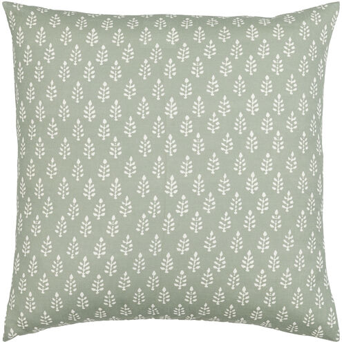 Diggi 18 X 18 inch Medium Green/Ivory Accent Pillow