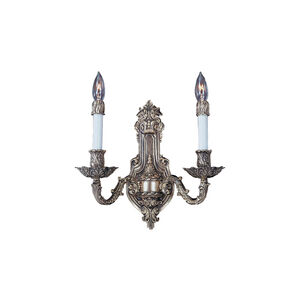 Napoleonic 2 Light 14 inch French Brass Sconce Wall Light