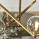 Sean Lavin Gambit LED 31.7 inch Aged Brass Chandelier Ceiling Light in LED 90 CRI 2700K