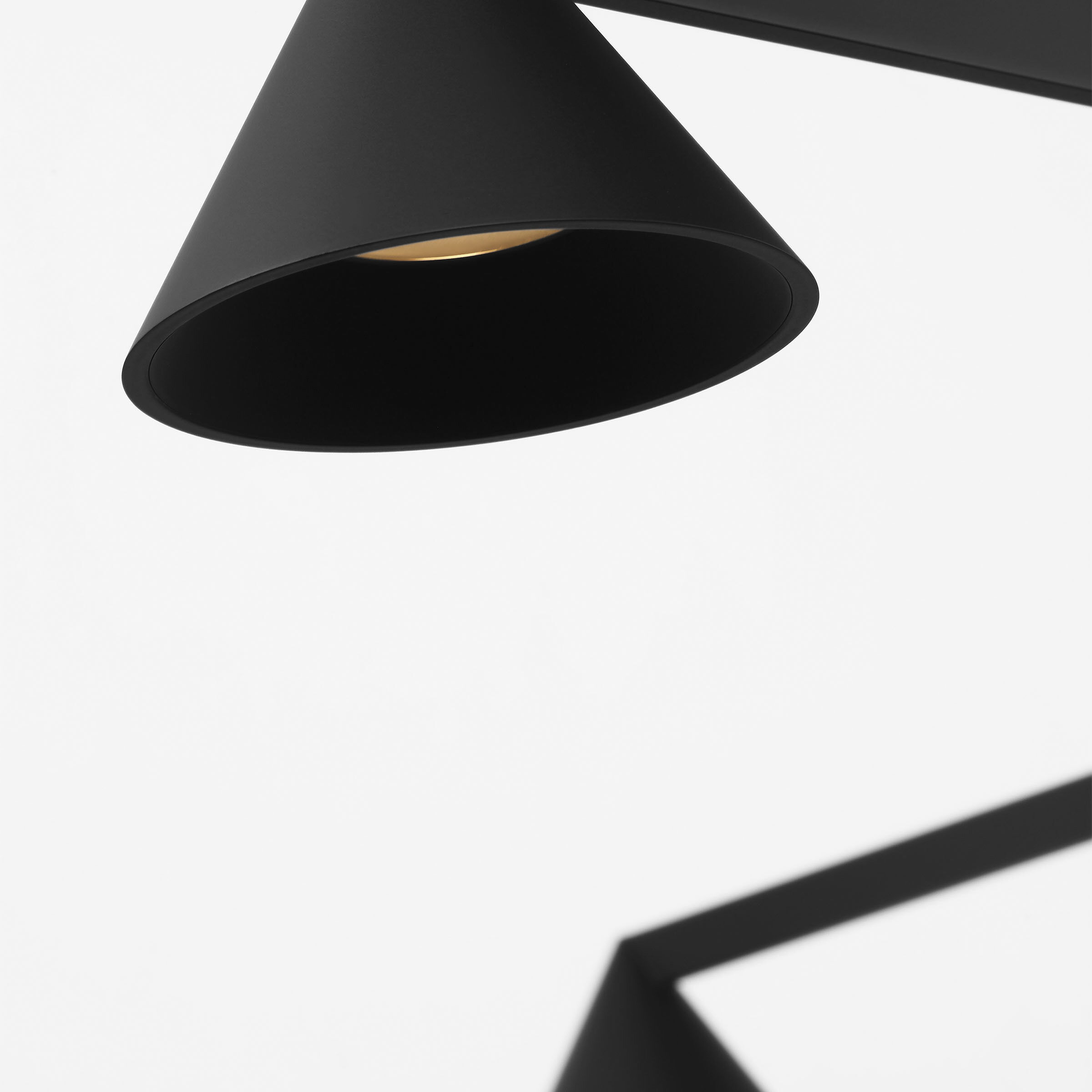 Sean Lavin Midrand LED 52 inch Nightshade Black Chandelier Ceiling Light