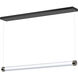 Vanish LED 36 inch Gunmetal Linear Pendant Ceiling Light