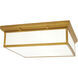 ML LED 20 inch Liberty Gold Flush Mount Ceiling Light