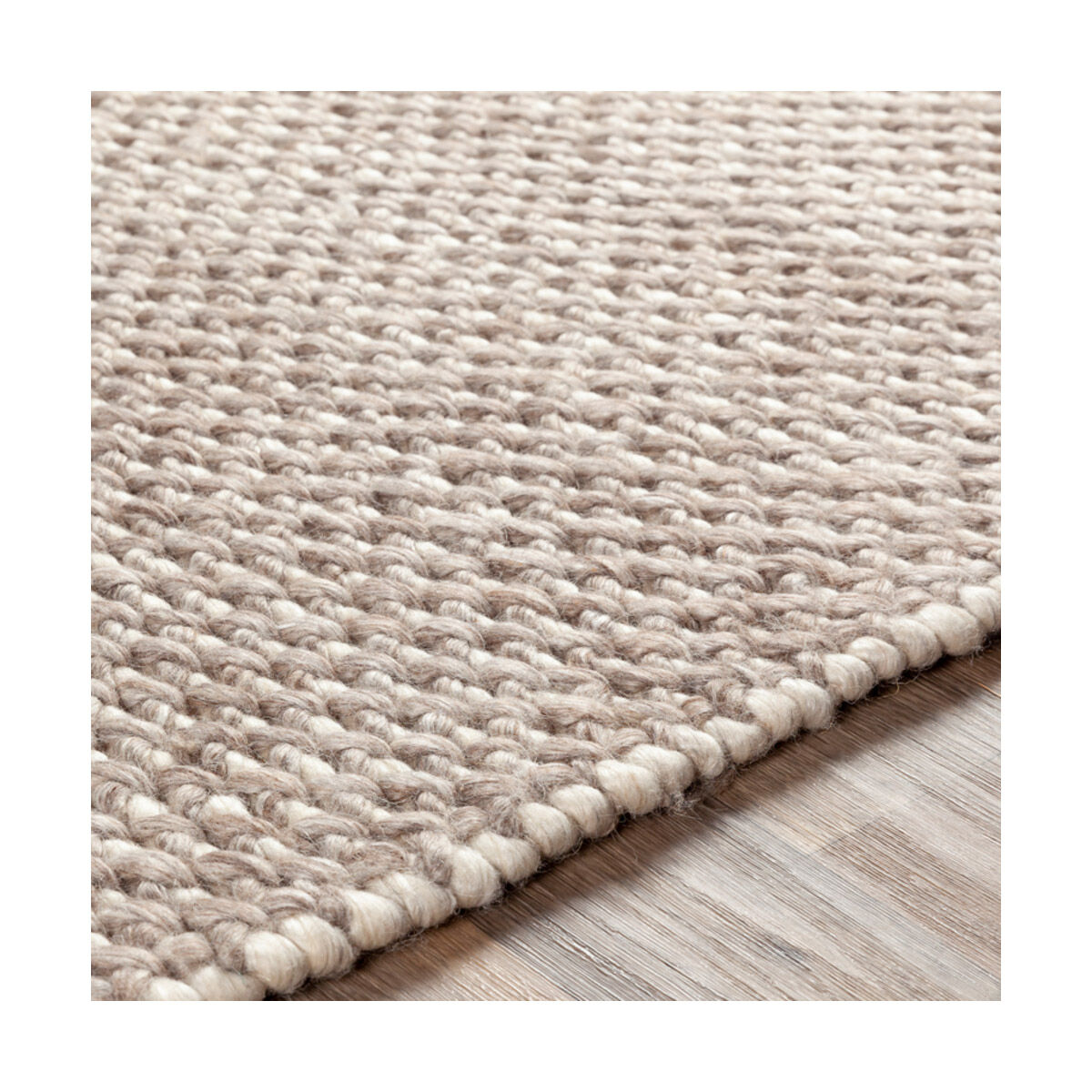 Telluride 36 X 24 inch Charcoal/Dark Brown/Cream Rugs, Rectangle