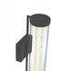 Savron LED 4.75 inch Black Wall Sconce Wall Light, Both Indoor/Outdoor